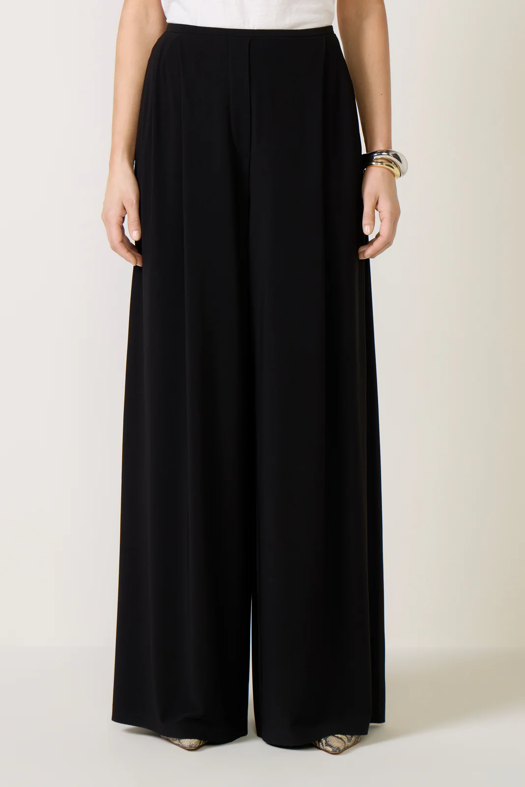 Pleated Wide Leg Pant - Image 5