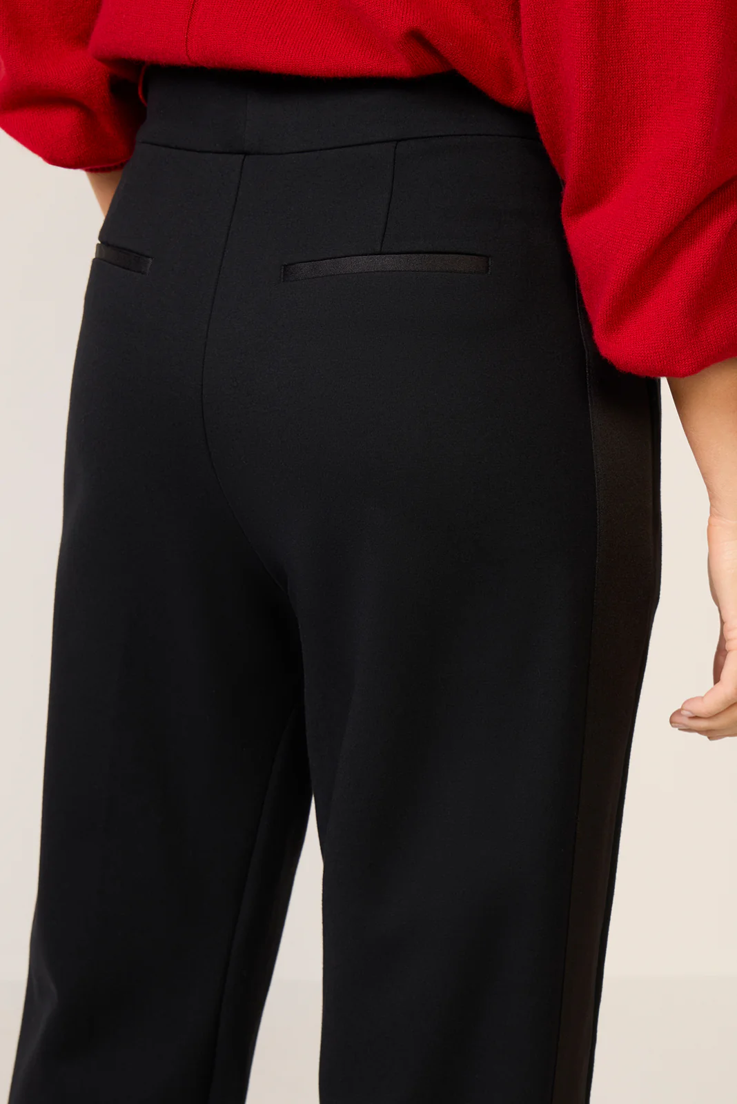 Ponte Pleated Trouser - Image 3