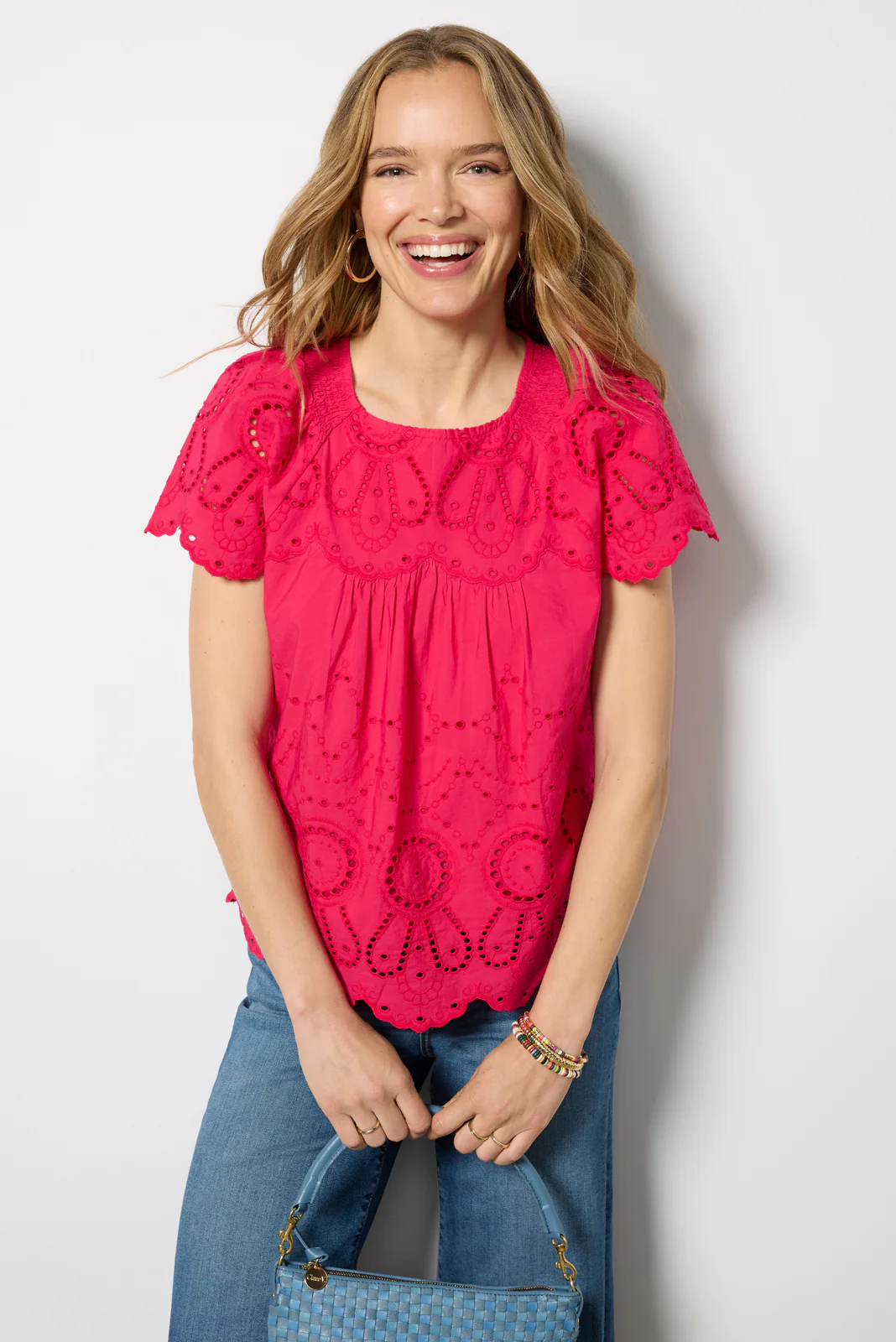 Quincy Eyelet Blouse - Image 2