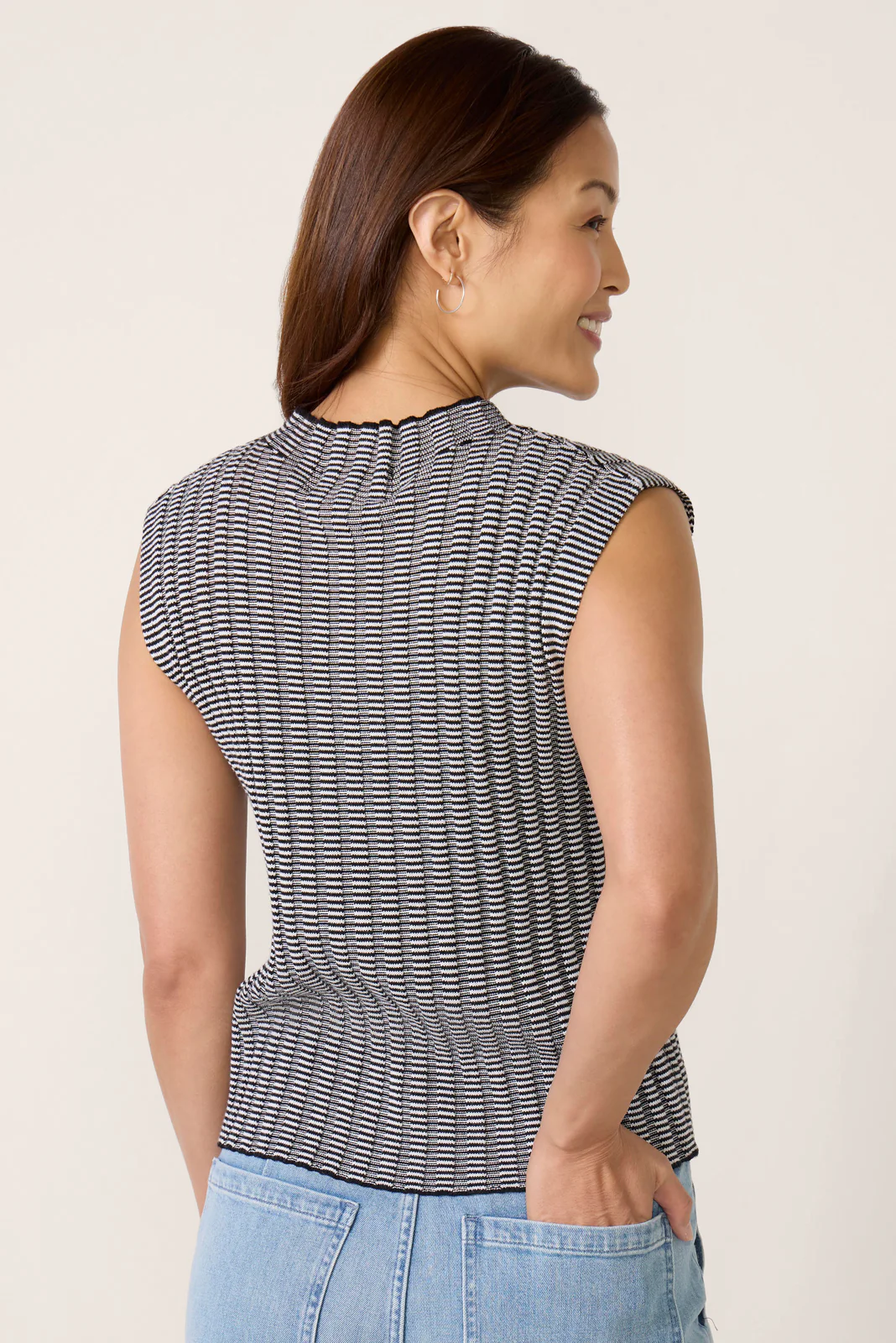 Reagan Cap Sleeve Sweater - Image 4