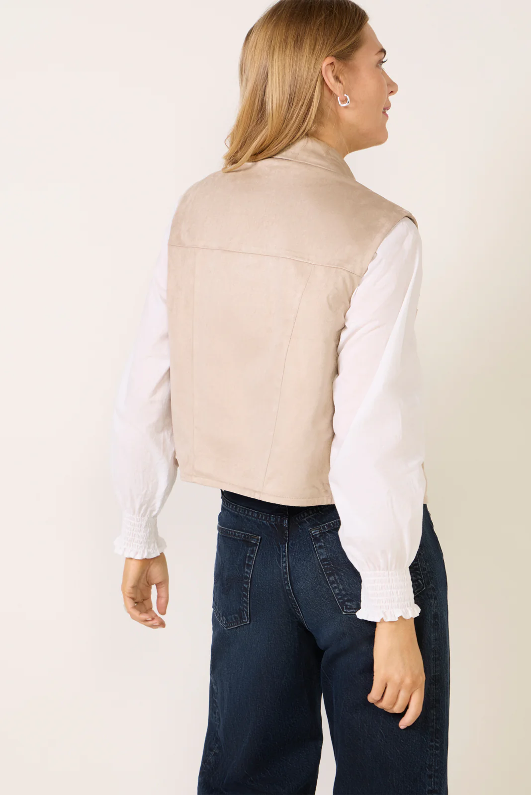 Reagan Faux Suede Vest - Image 5