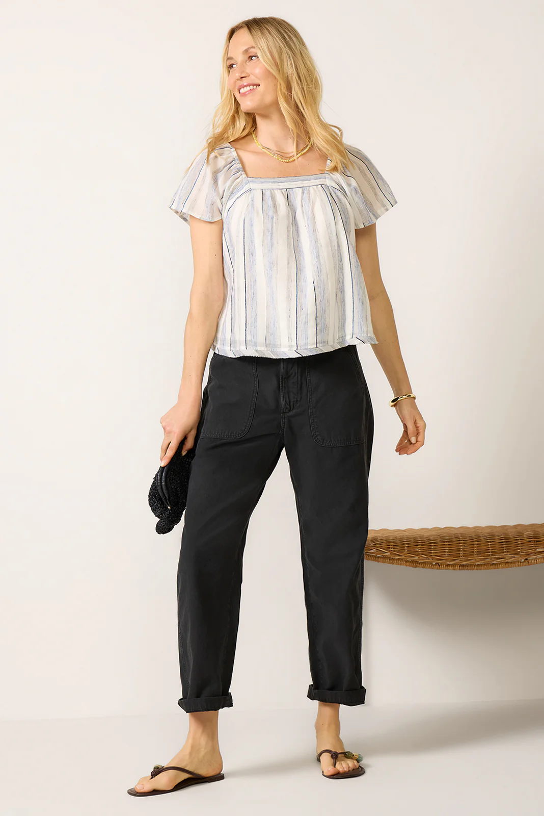 Reed Striped Blouse - Image 2