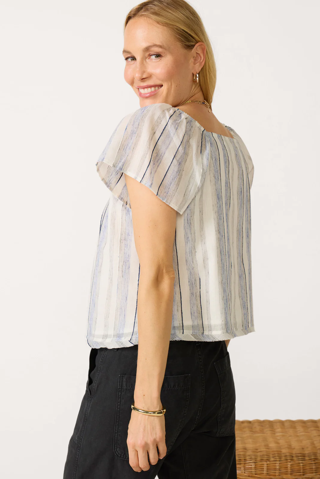 Reed Striped Blouse - Image 4