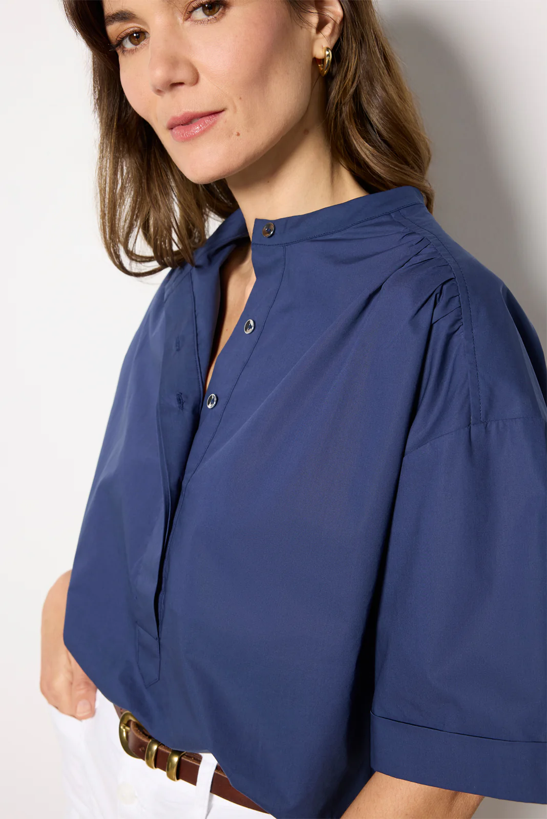 Relaxed Short Sleeve Popover - Image 3