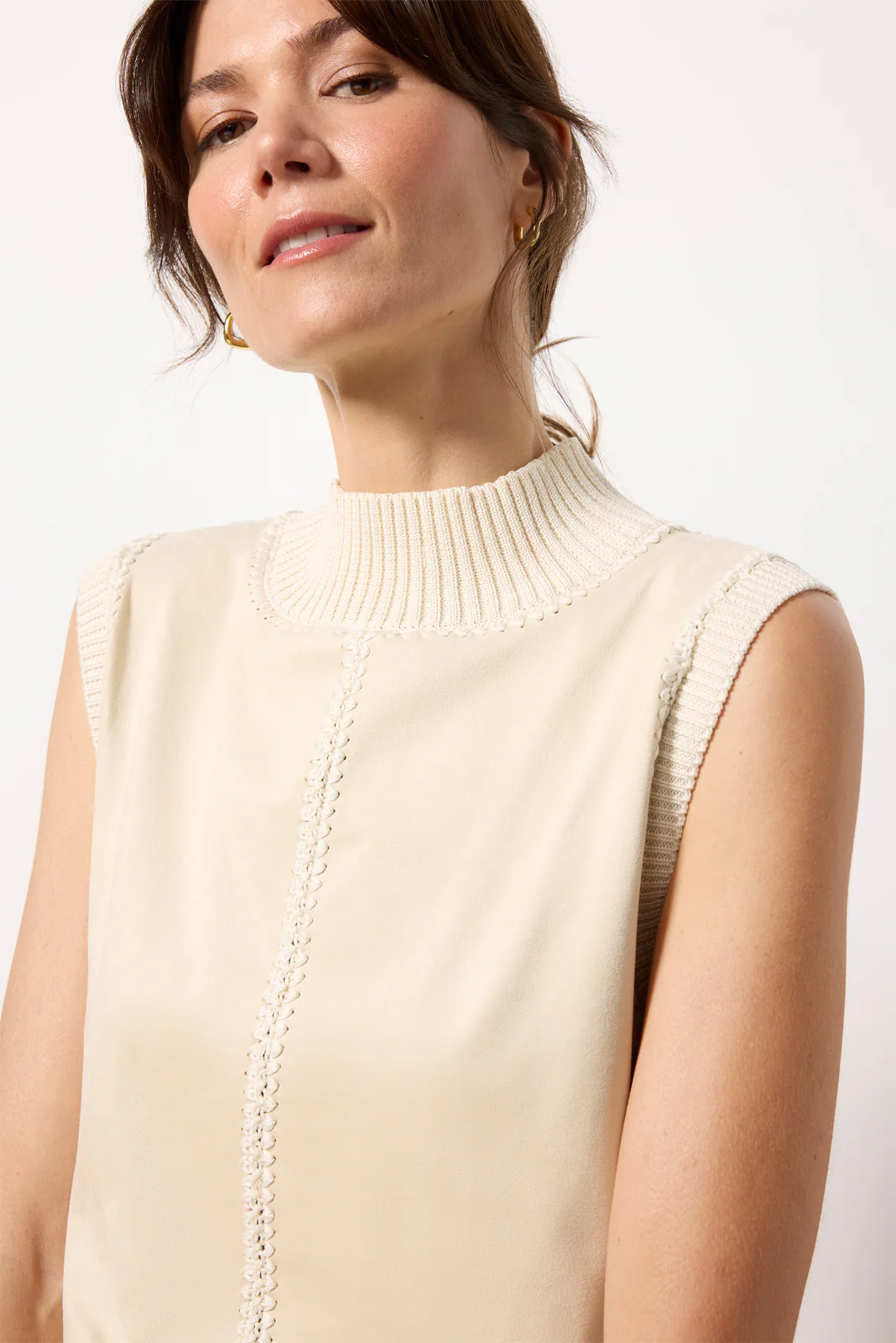 Renne Faux Suede Top - Image 3