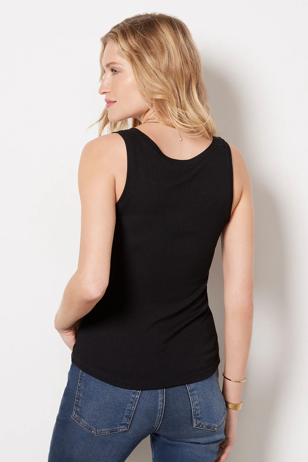 Ribbed V Slim Tank - Image 4