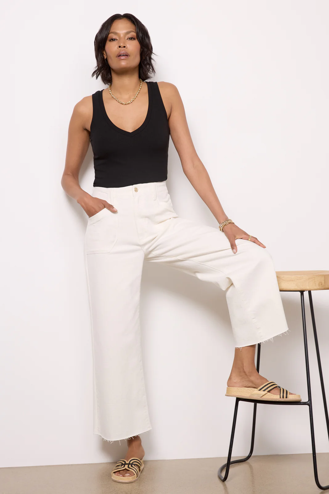 Ribbed V Slim Tank - Image 6