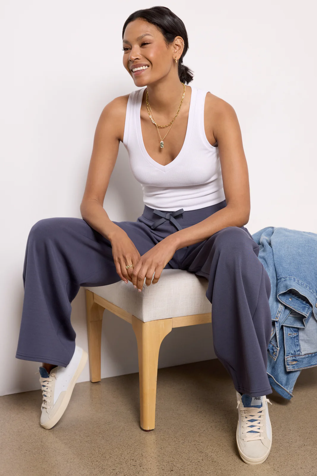 Ribbed V Slim Tank - Image 9