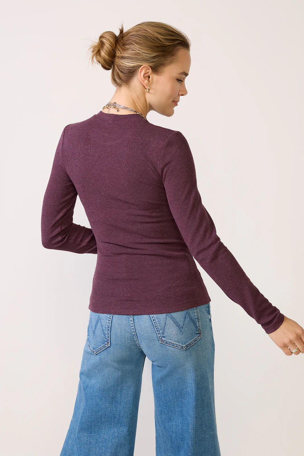 Rilo Rib Long Sleeve Top - Image 4