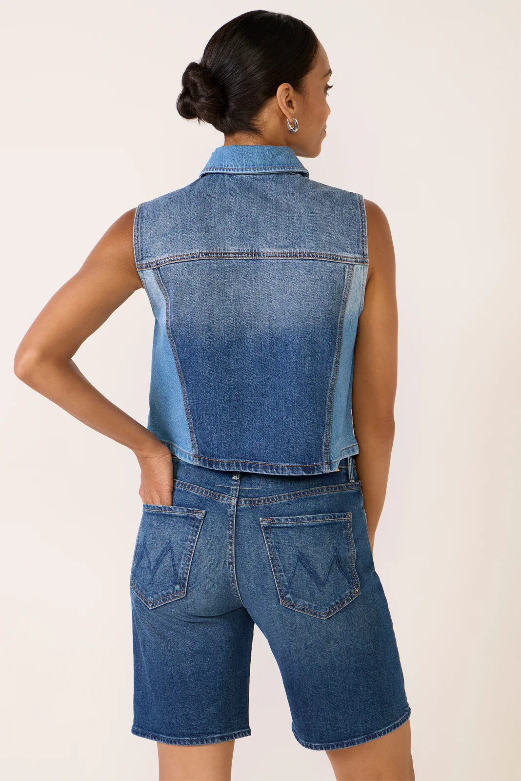 Robbie Denim Vest - Image 4