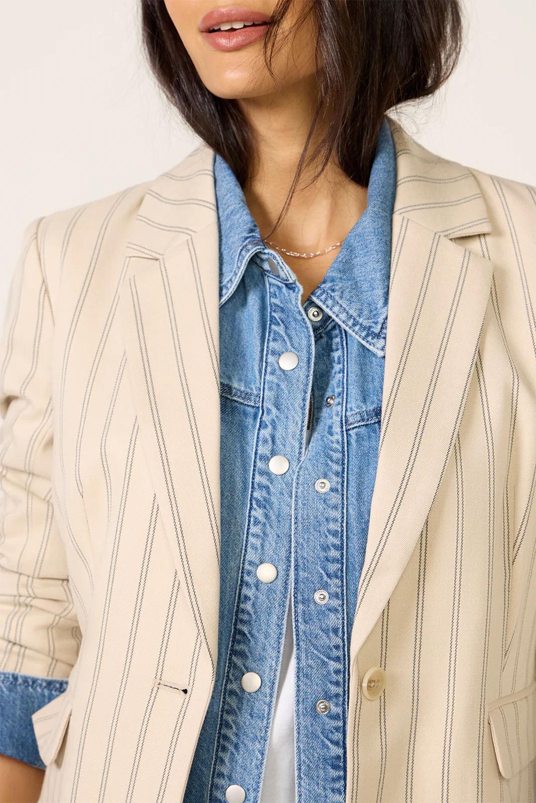 Rory Multi Stripe Blazer - Image 6