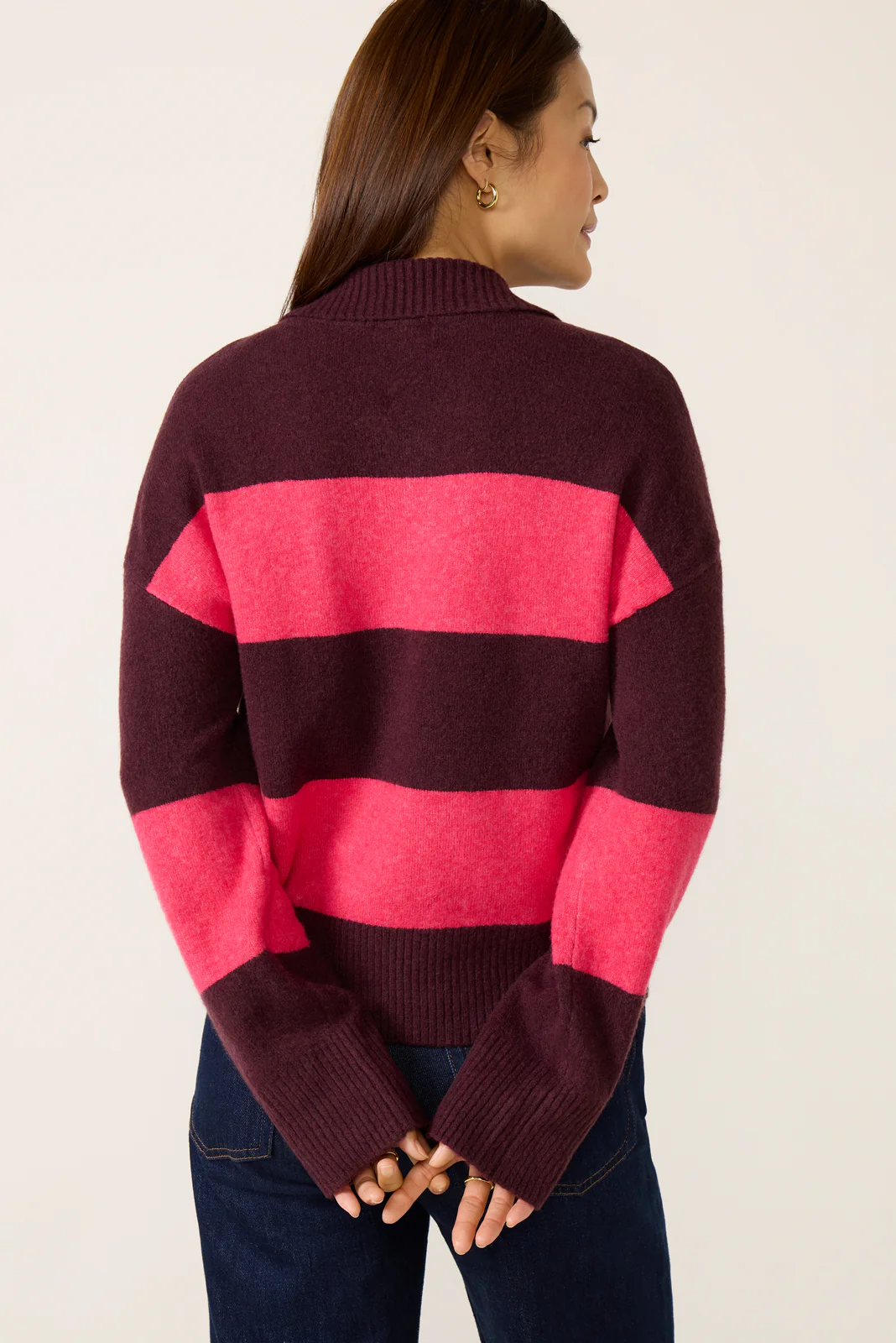 Roslyn Rugby Stripe Sweater - Image 4