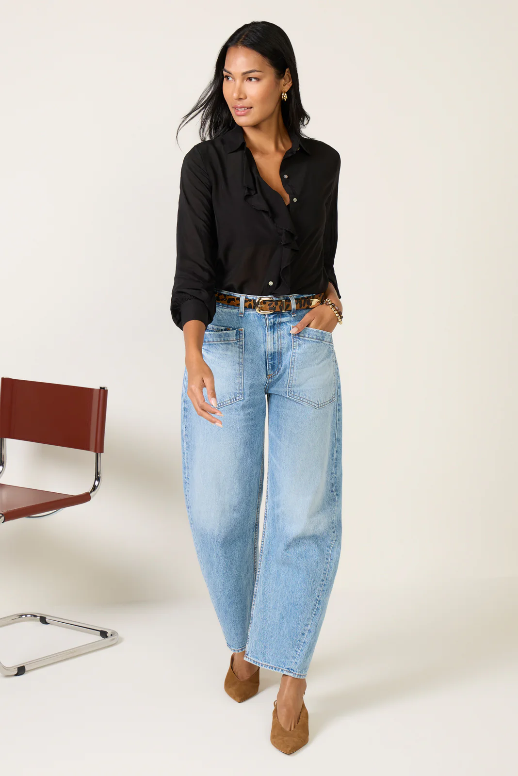 Ruffle Front Shirt - Image 6