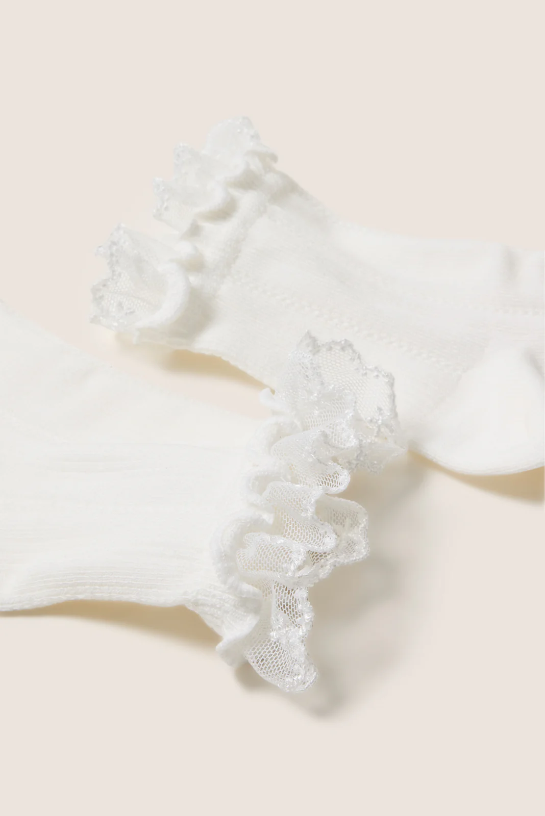 Ruffle Lightweight Quarter Sock - Image 2