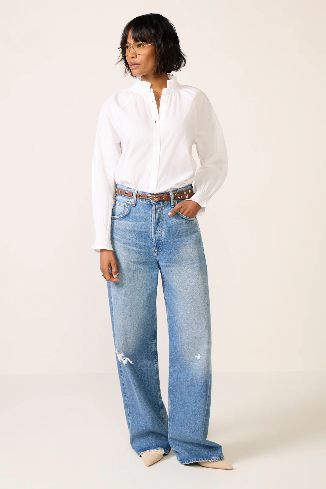 Ruffle Neck Shirt - Image 3