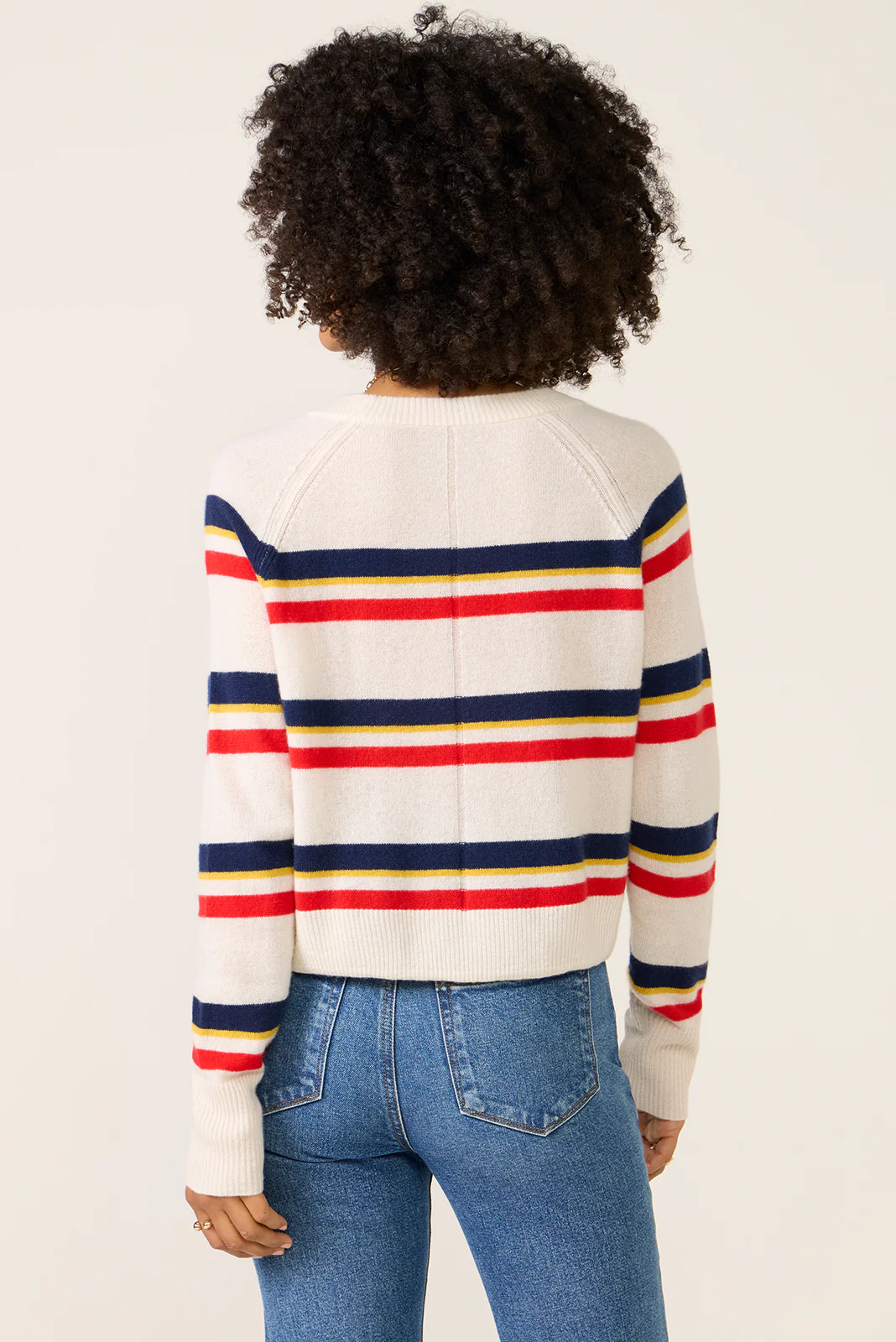 Ruth Multi Stripe Cashmere Sweater - Image 4