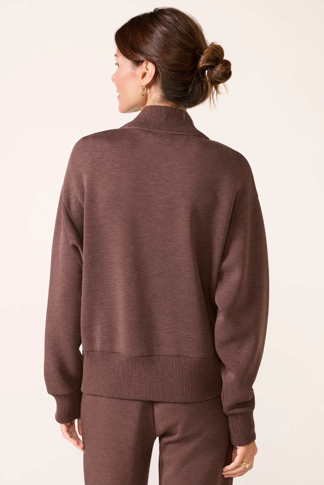 Sally Half Zip Sweat - Image 4