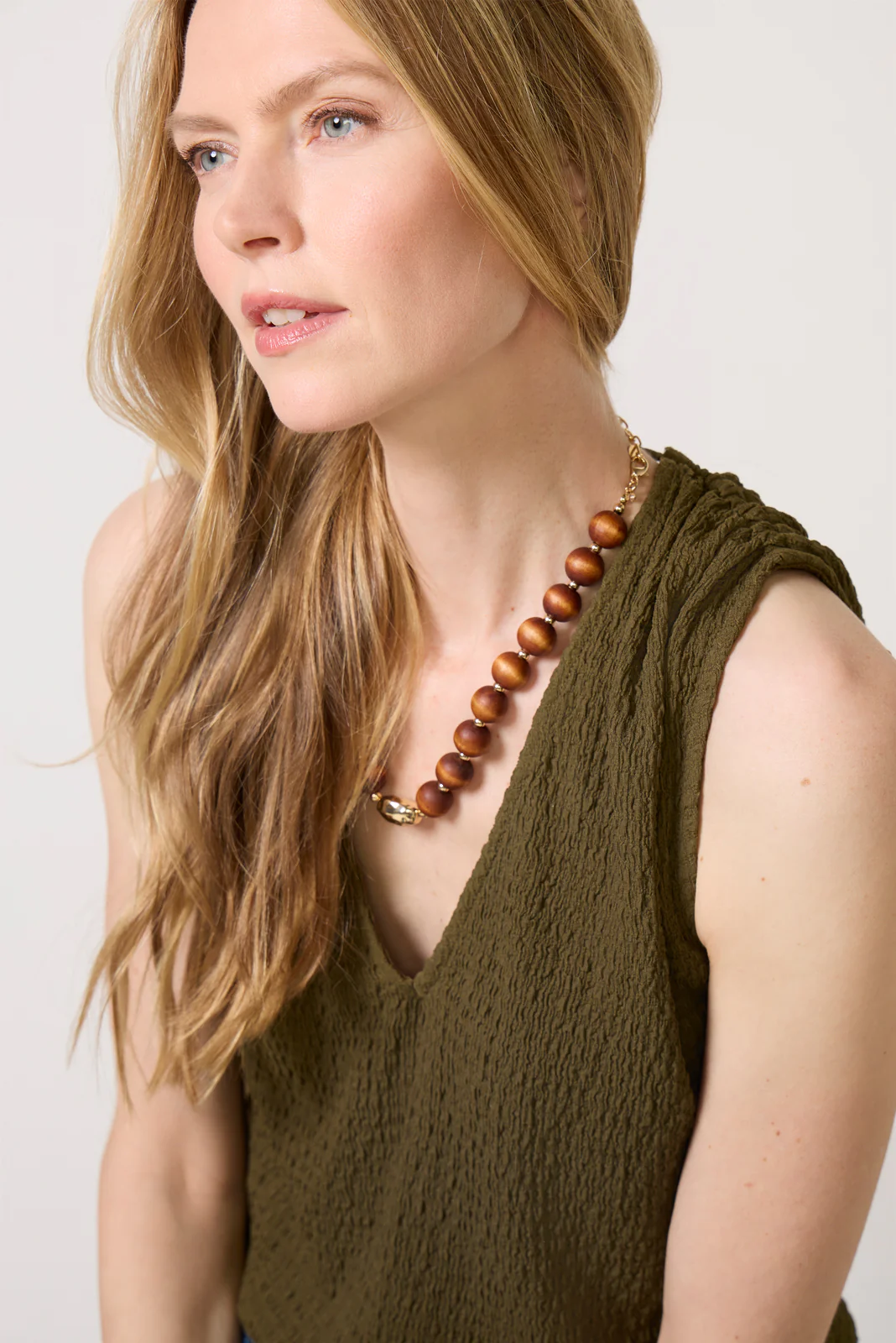 Savanna Pucker Tie Back Top - Image 4