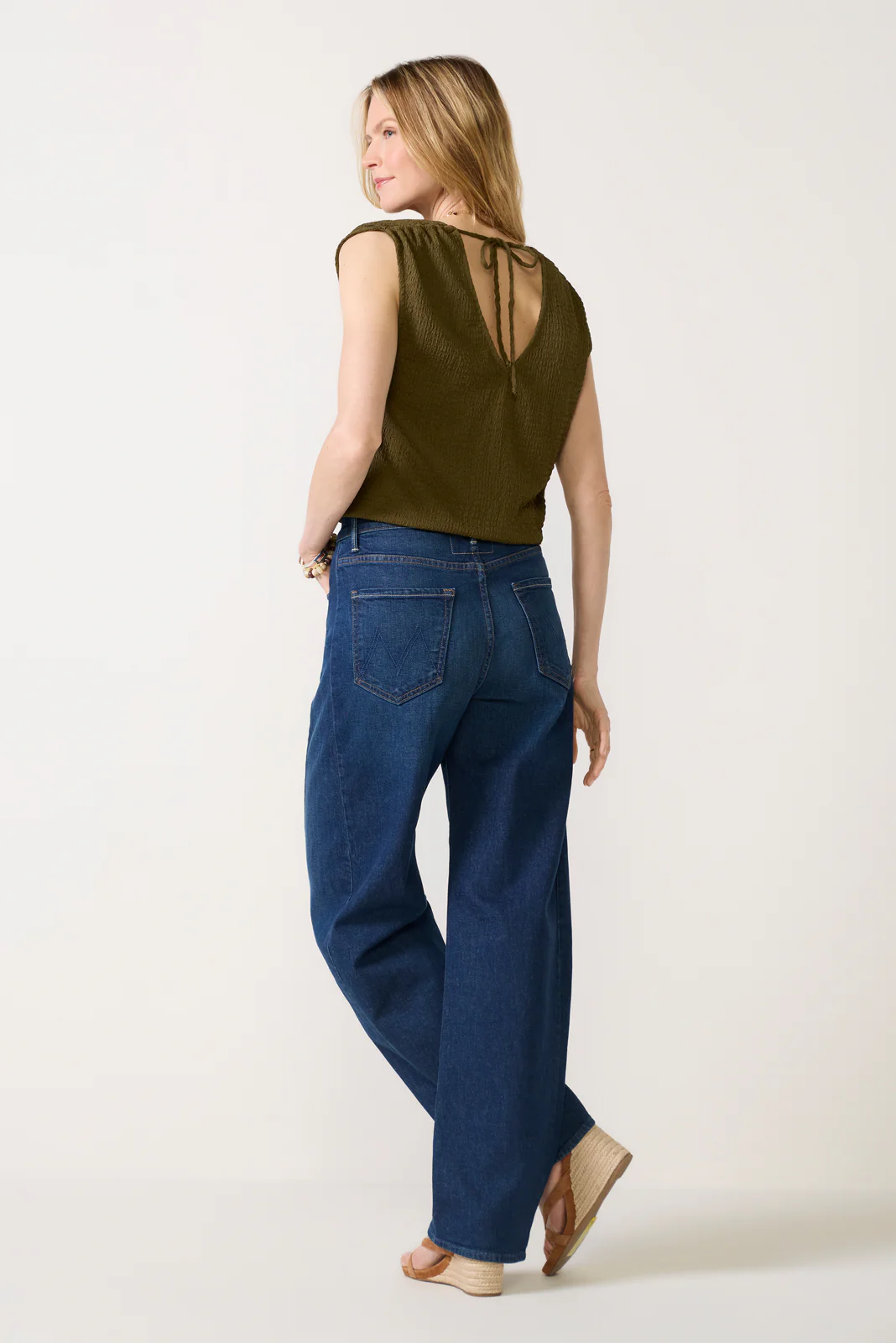 Savanna Pucker Tie Back Top - Image 5