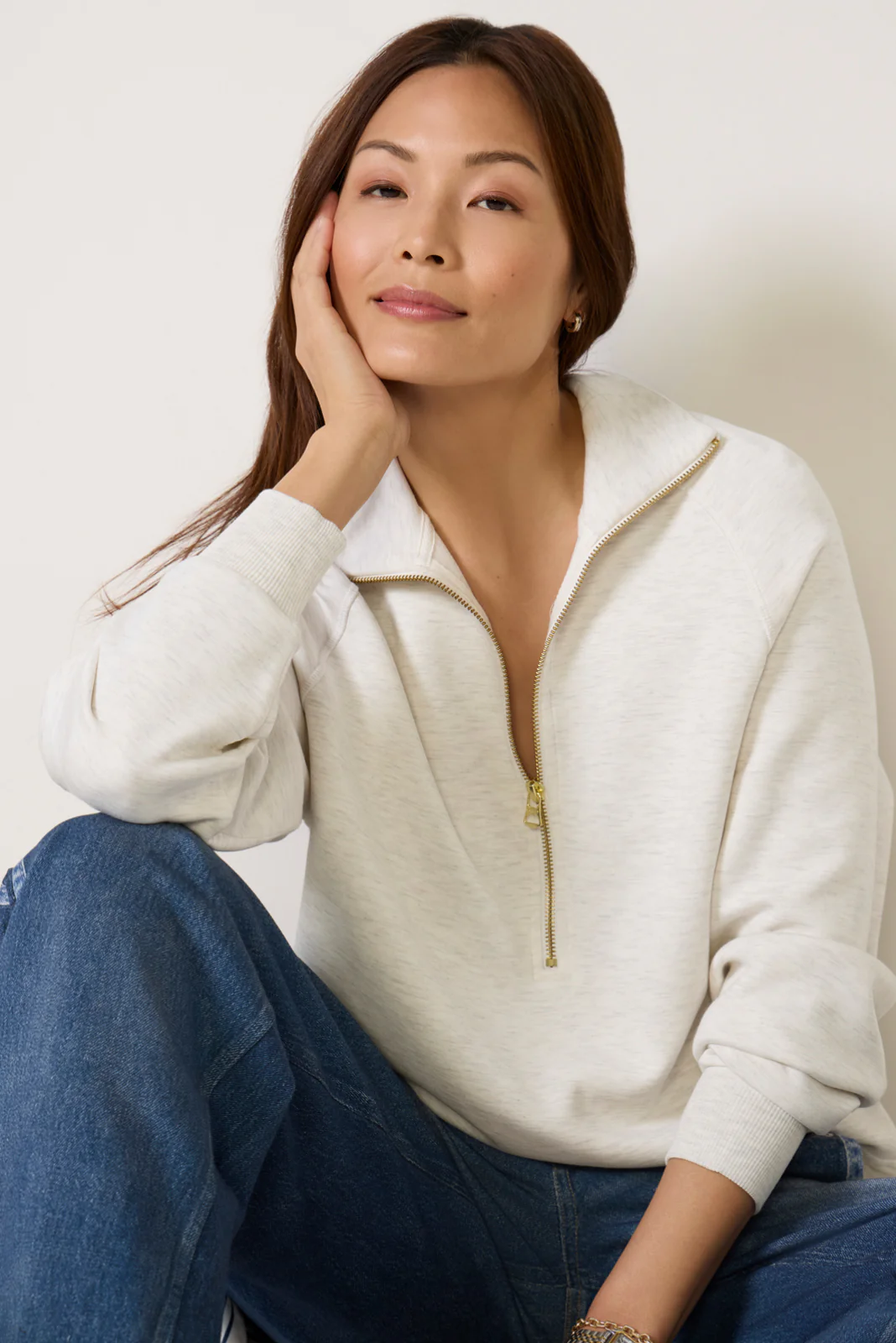 Selene Half Zip Sweat - Image 3