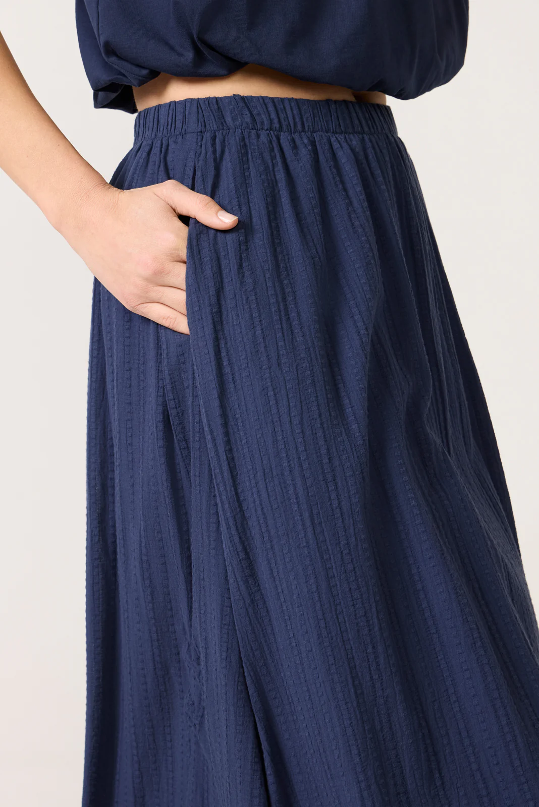 Shadow Stripe Maxi Skirt - Image 2