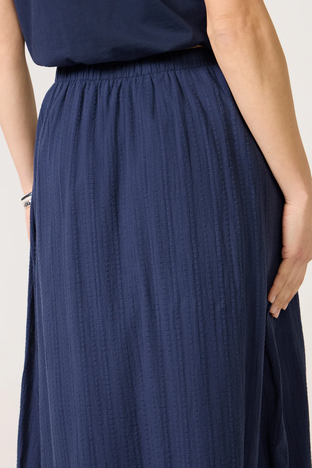 Shadow Stripe Maxi Skirt - Image 3