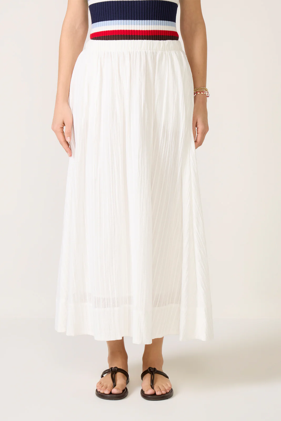Shadow Stripe Maxi Skirt - Image 5