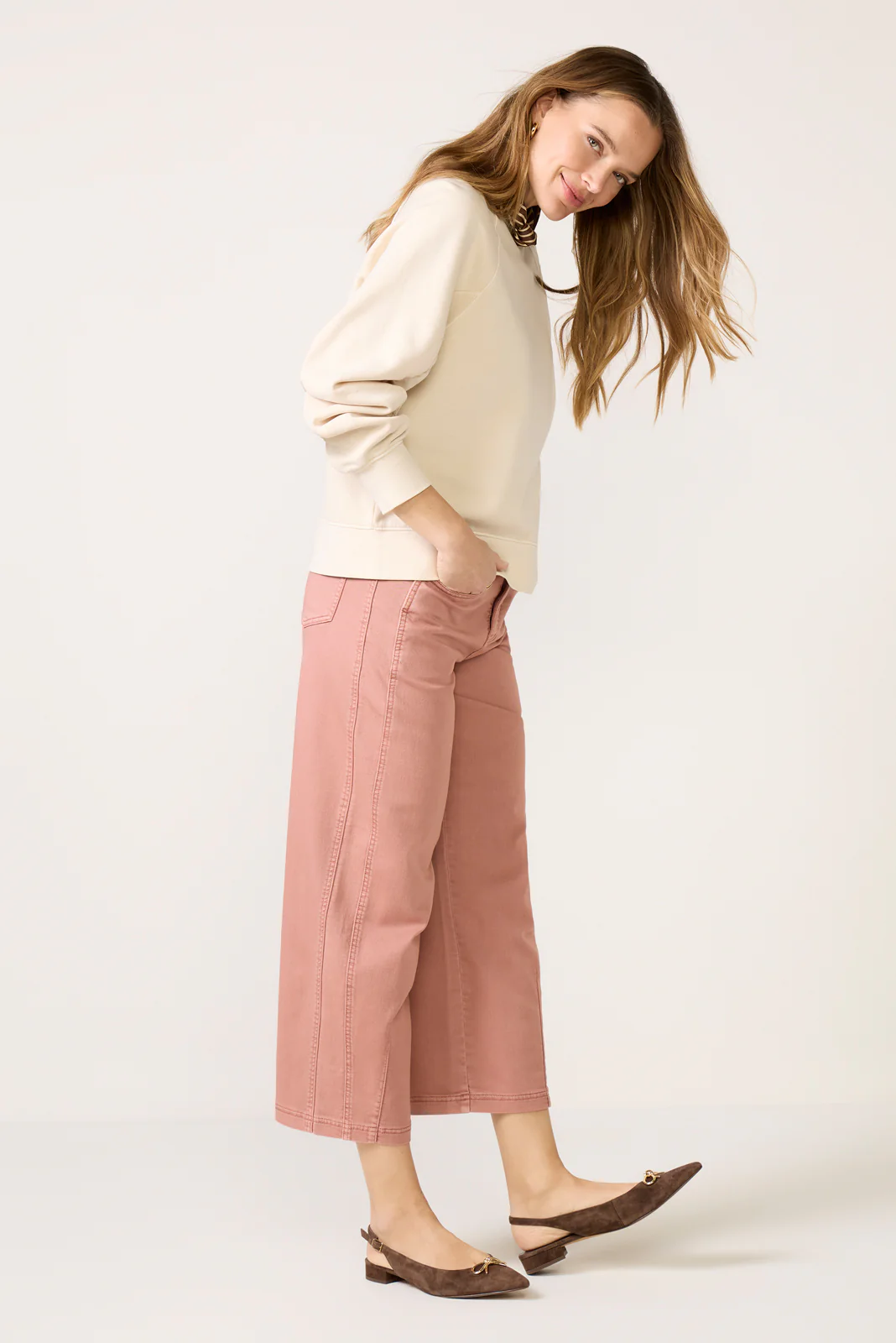 Shirred Sleeve Sweatshirt - Image 5