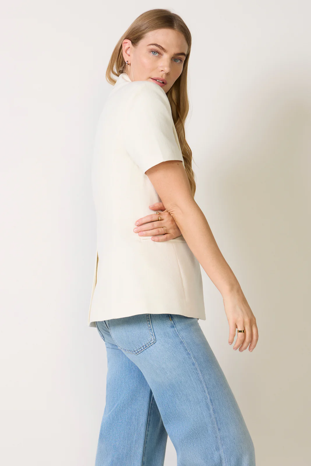 Short Sleeve Blazer - Image 4