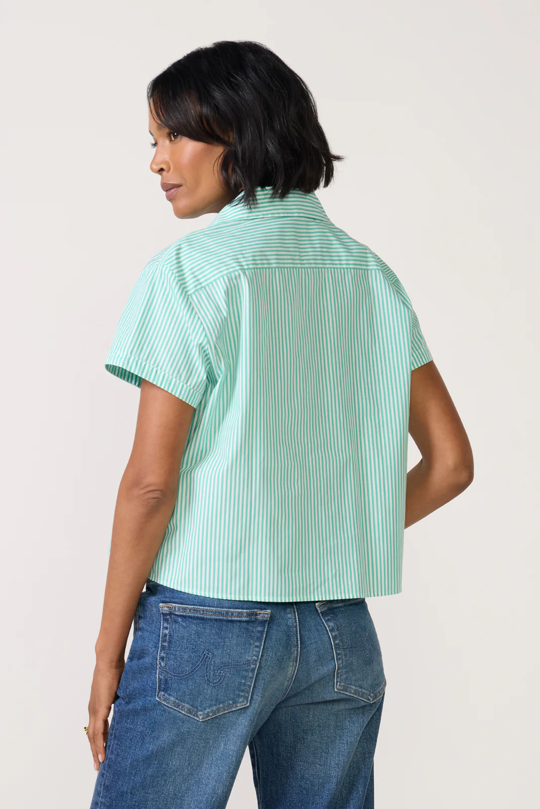 Short Sleeve Boxy Shirt - Image 4