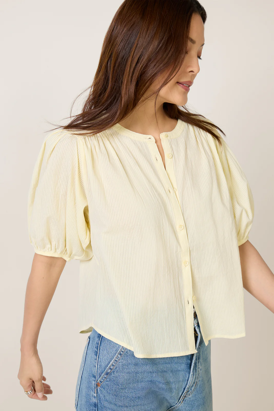 Short Sleeve Button Down Top - Image 3