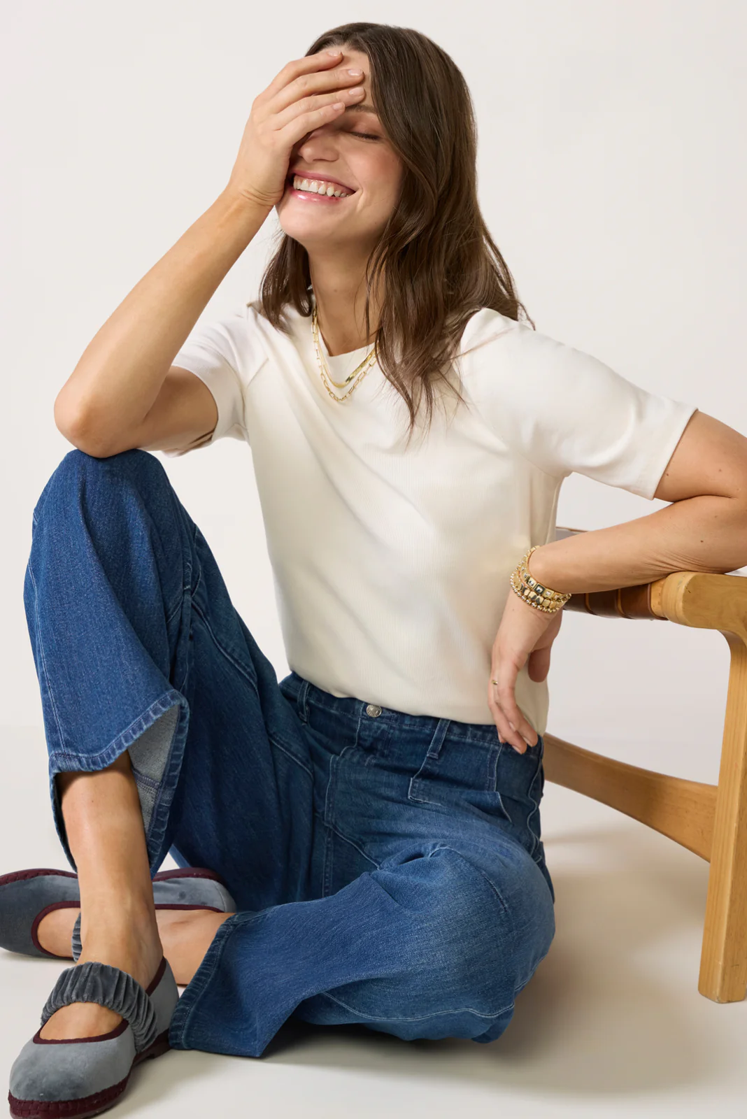 Short Sleeve Crewneck Elbow Tee - Image 5