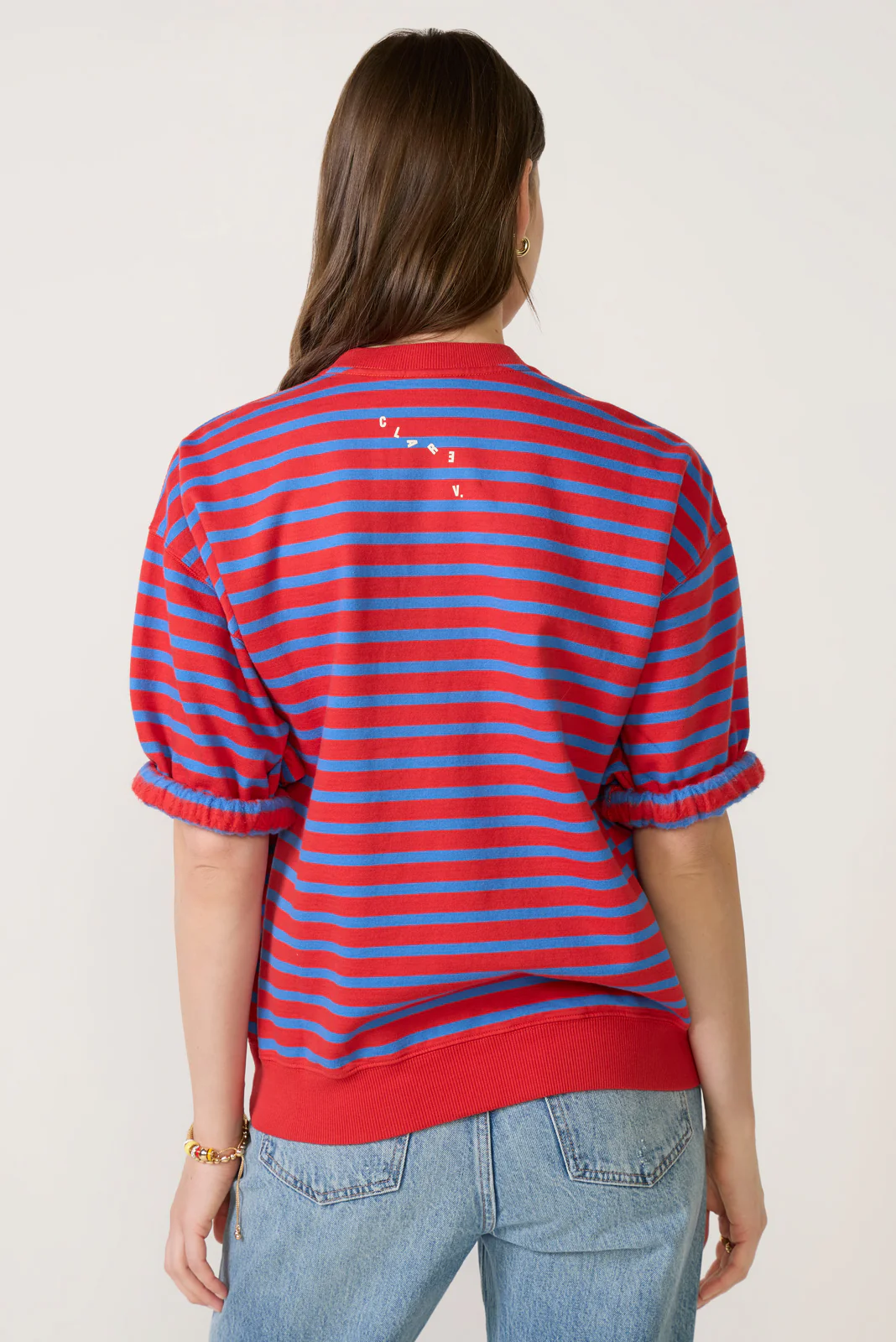 Short Sleeve Oversized Sweatshirt - Image 4