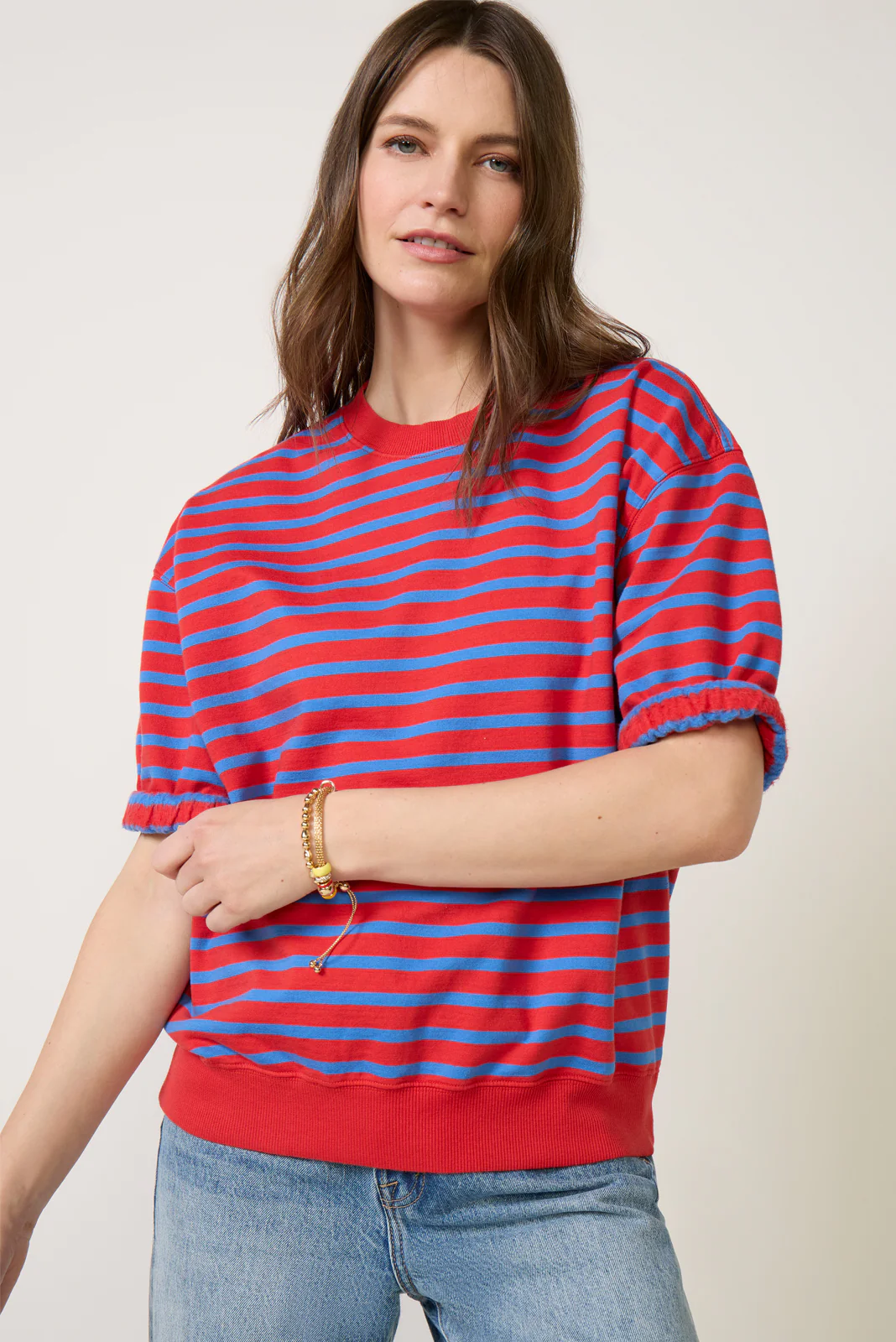 Short Sleeve Oversized Sweatshirt - Image 6