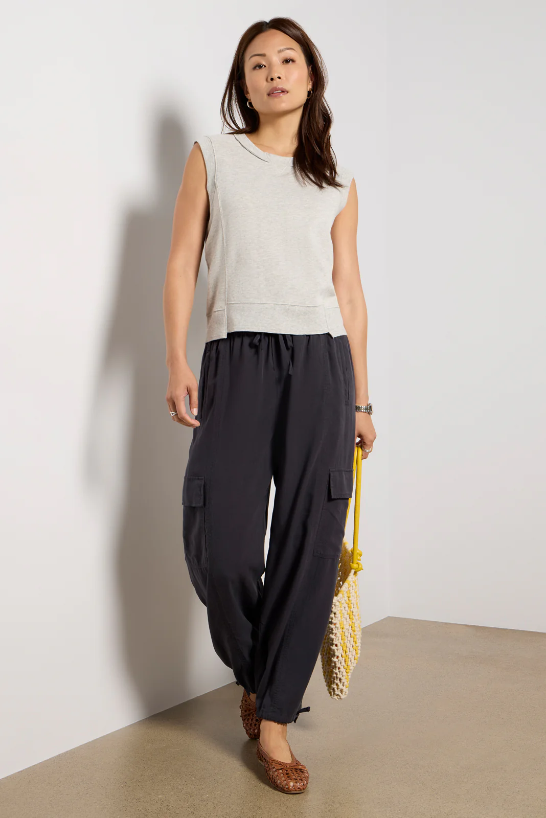Sleeveless Sweatshirt Vest - Image 2