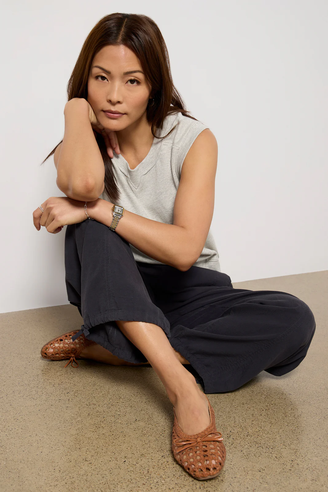 Sleeveless Sweatshirt Vest - Image 5