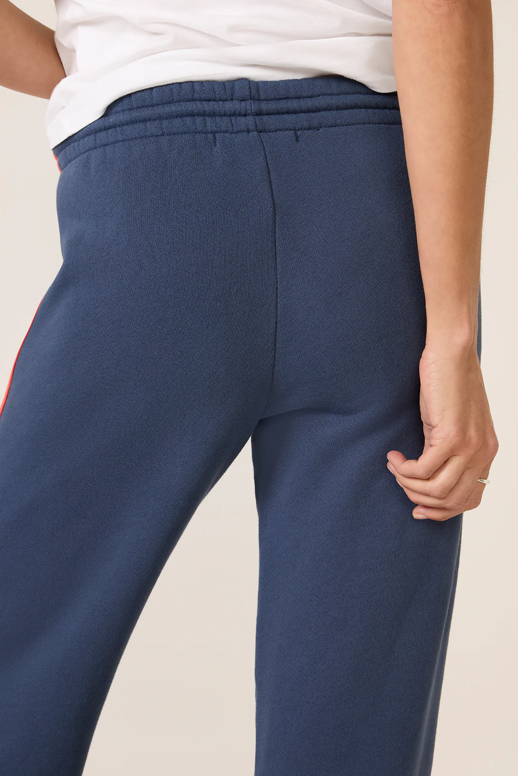 Solid Wide Leg Track Pant - Image 3