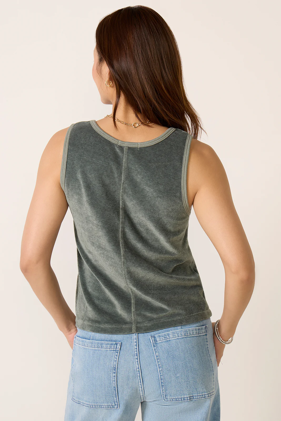 Sonny Velour Tank Top - Image 4