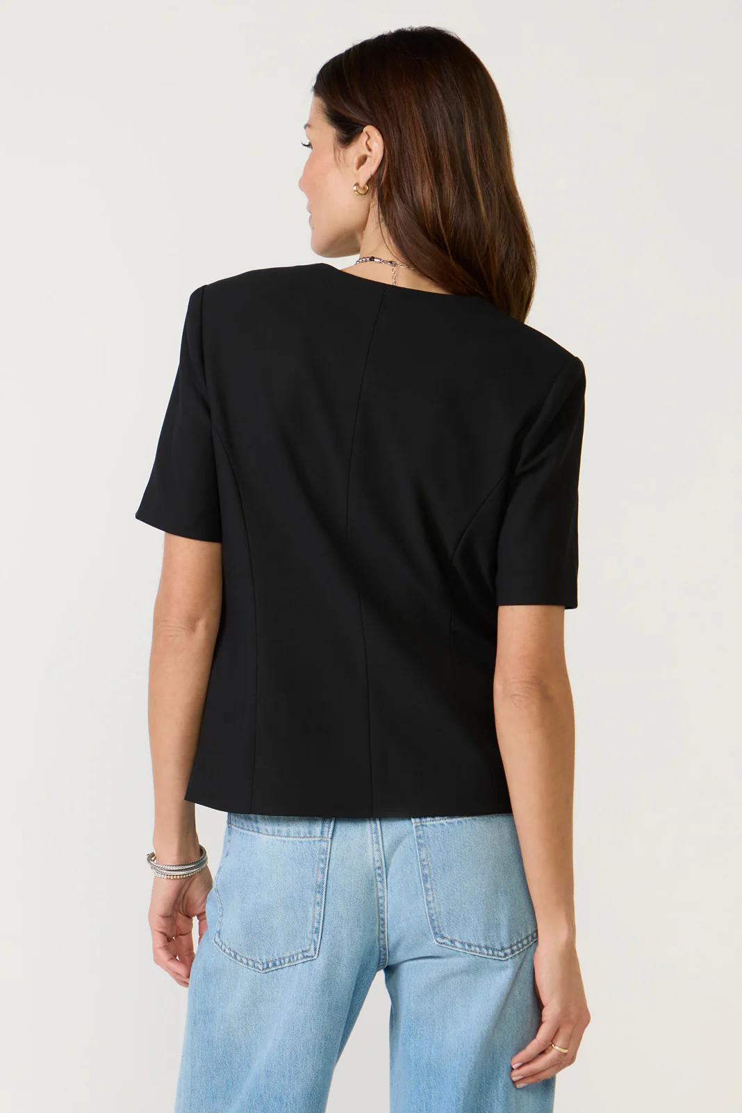 Sophia Short Sleeve Blazer - Image 4