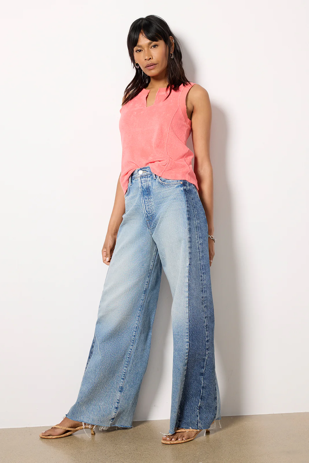 Split Neck Terry Tank - Image 3