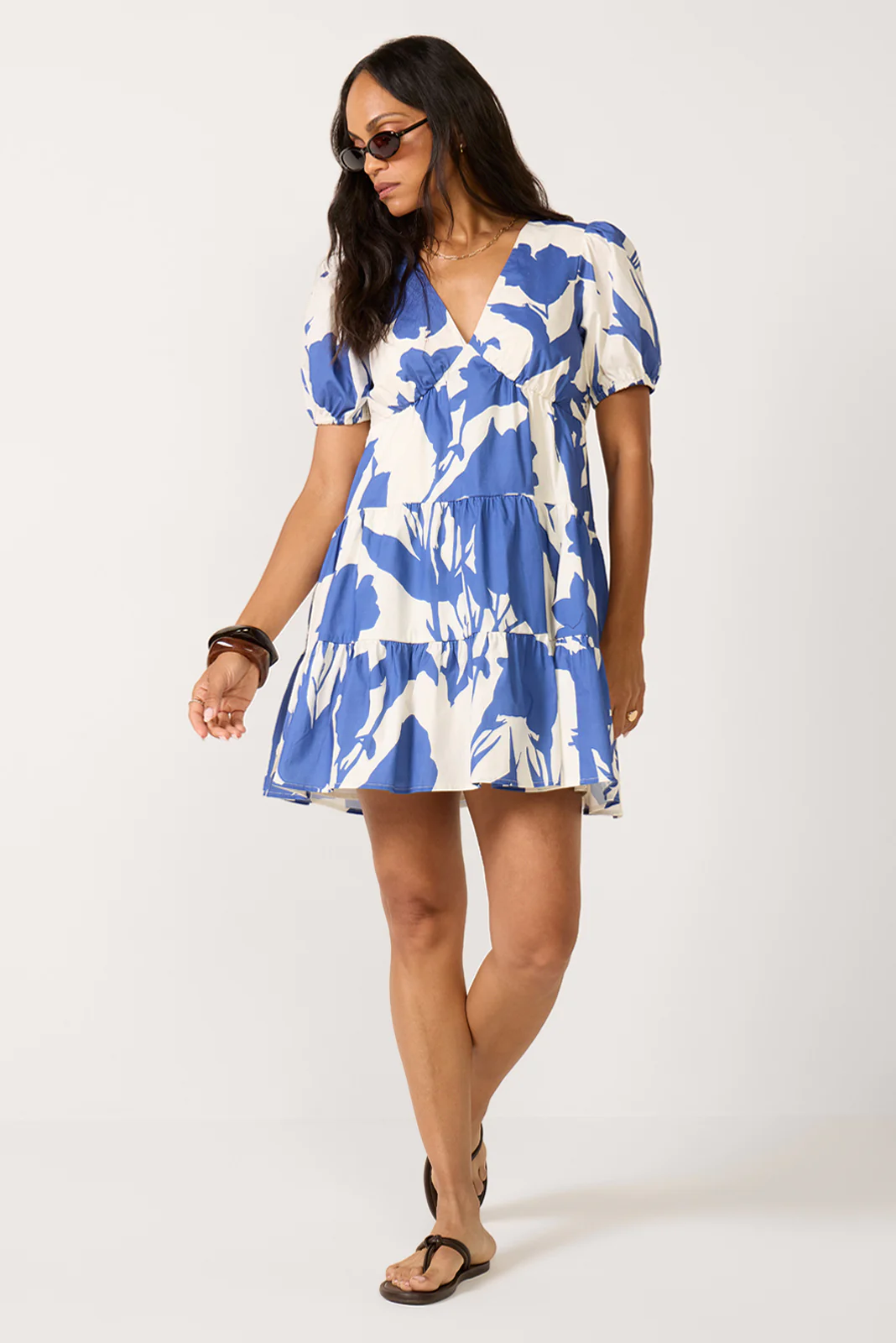 SS V Neck Mini Dress - Image 5
