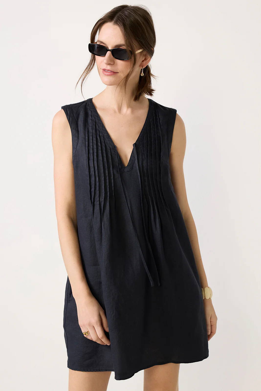 Stella Linen Mini Dress
