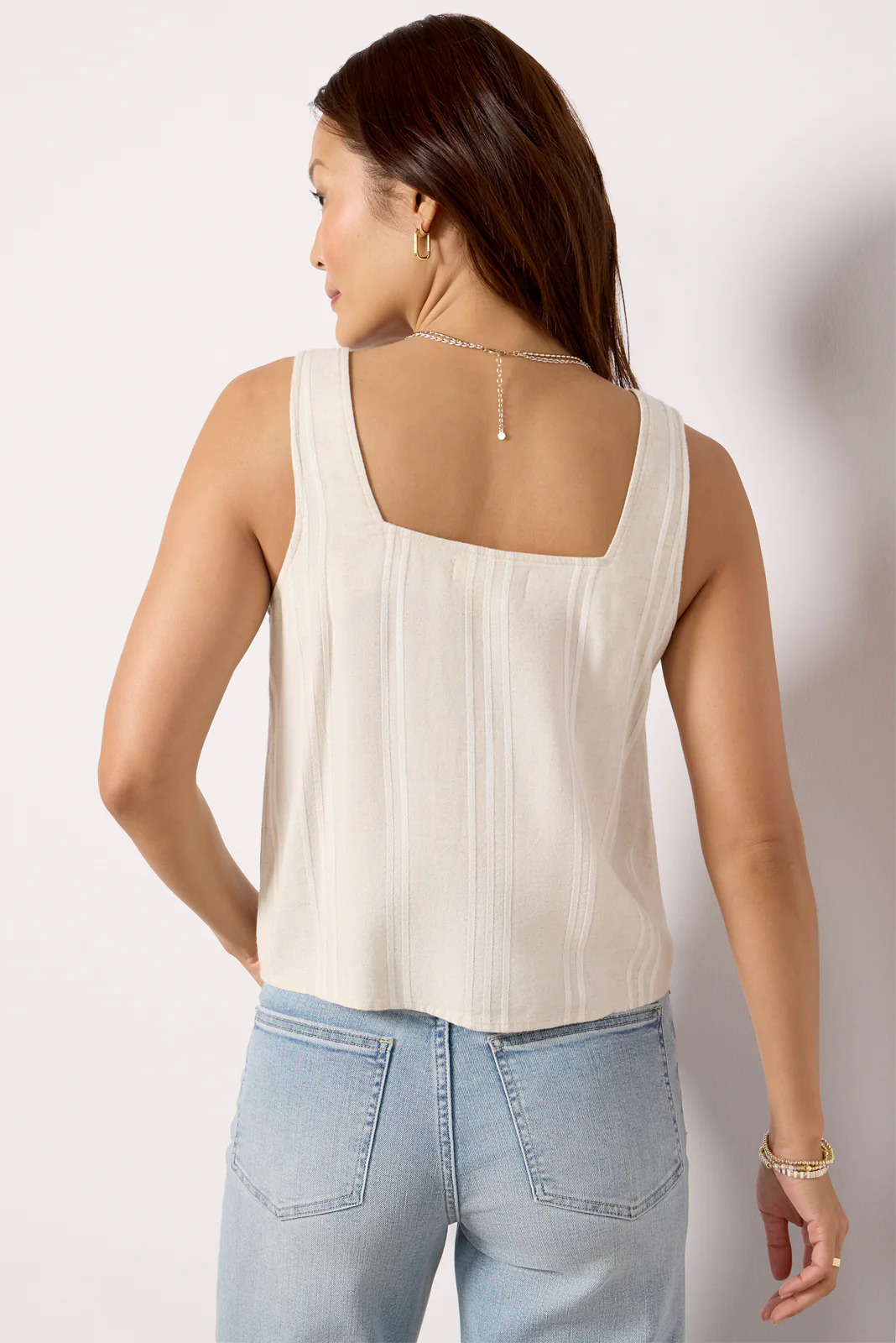 Stripe Square Neck Tank - Image 4