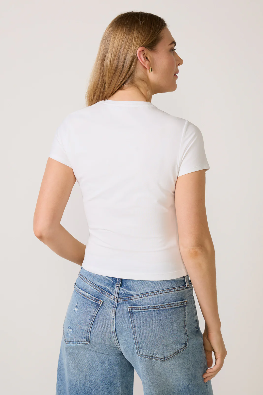 Super Stretch Twist Baby Tee - Image 4