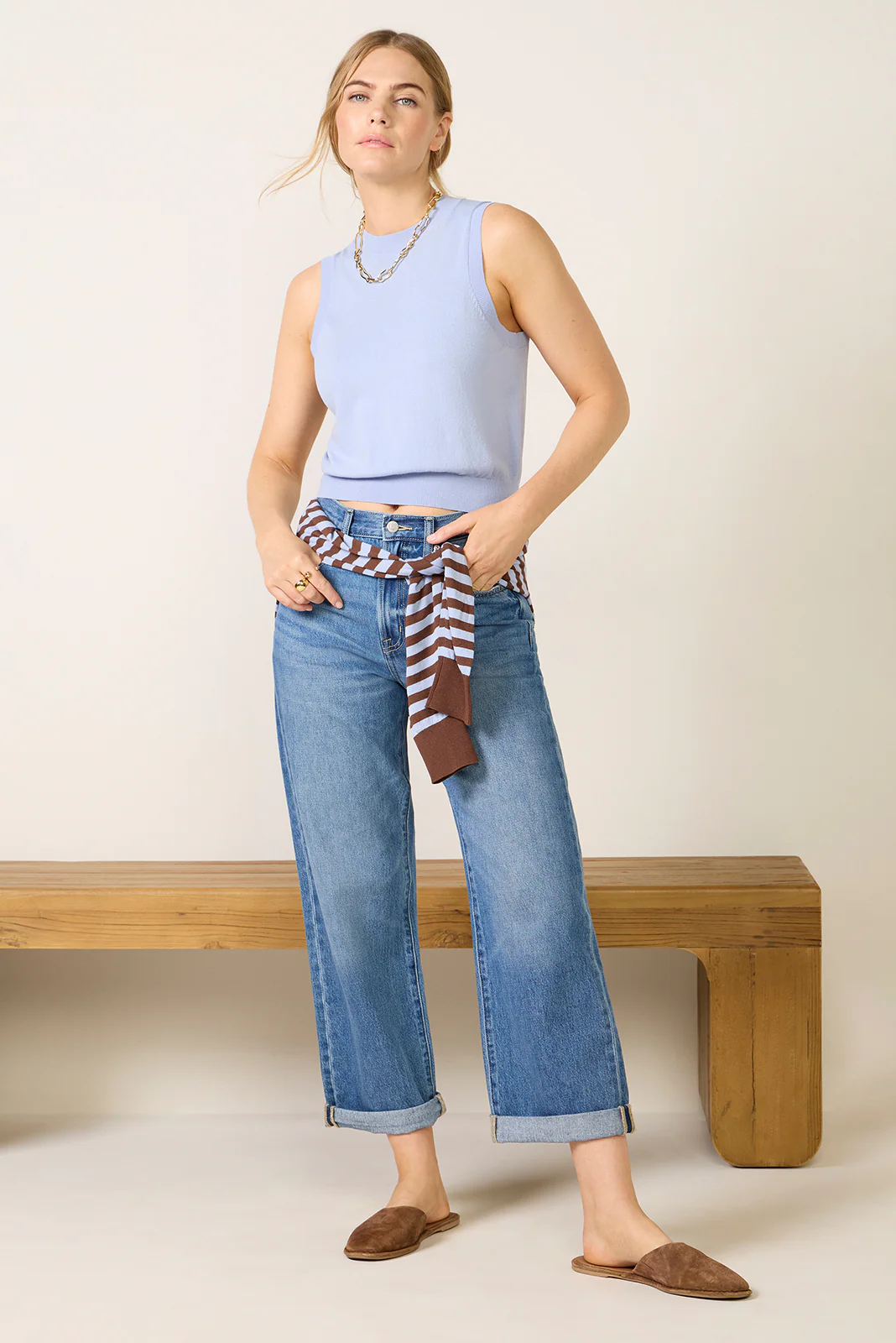 Talia Sweater Shell Tank - Image 3