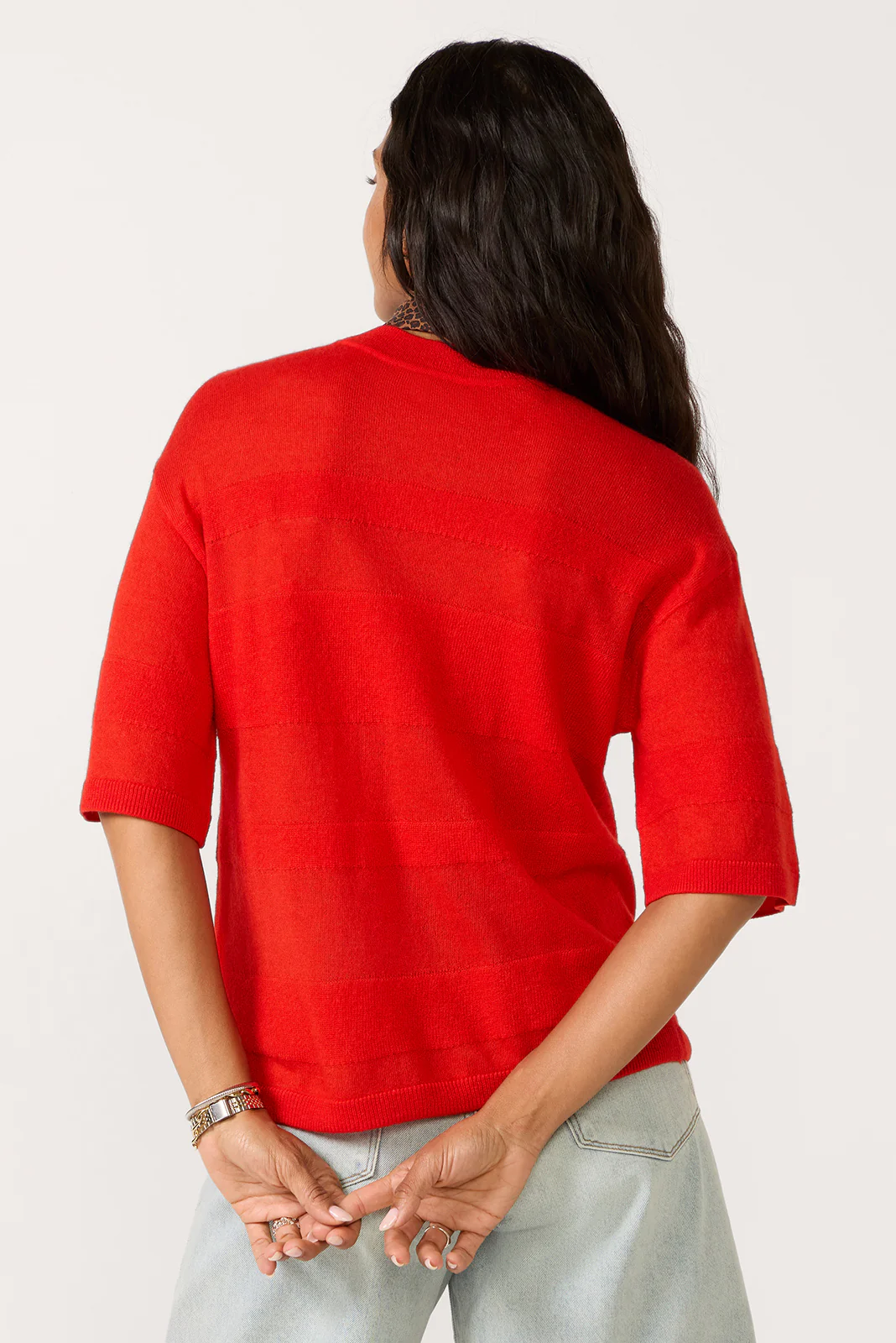 Tara Featherweight Sweater Tee - Image 4