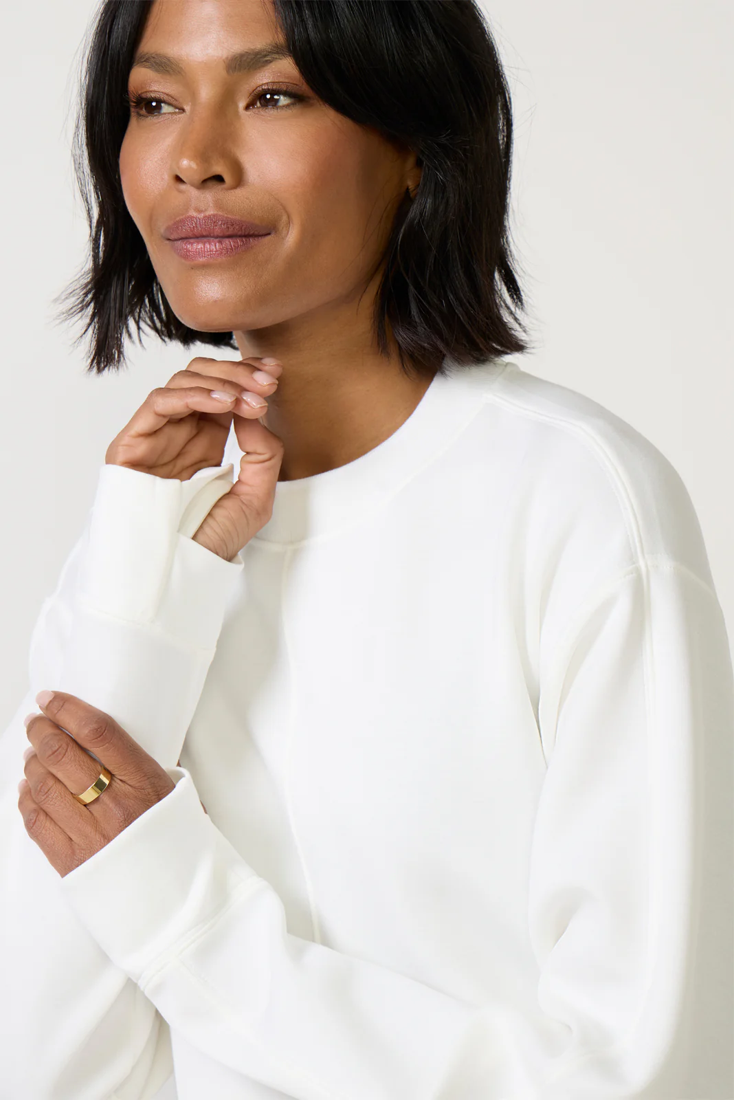 Tasmin Cropped Sweat - Image 5
