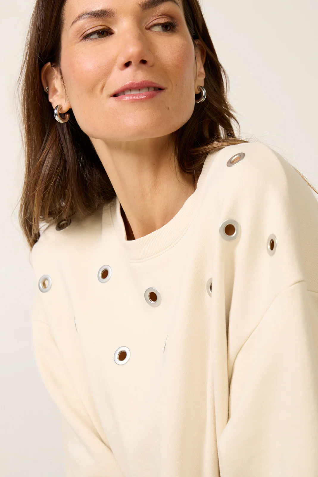 Tayisha Grommet Sweatshirt - Image 3