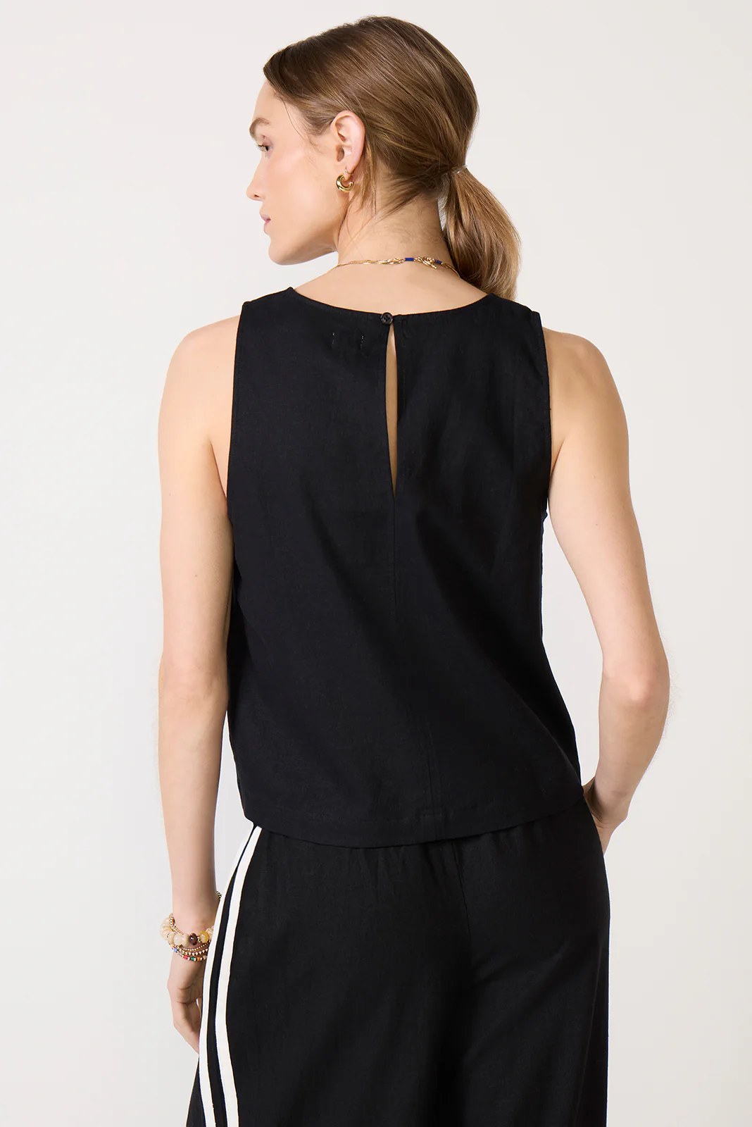 Tessa Linen Shell Top - Image 4