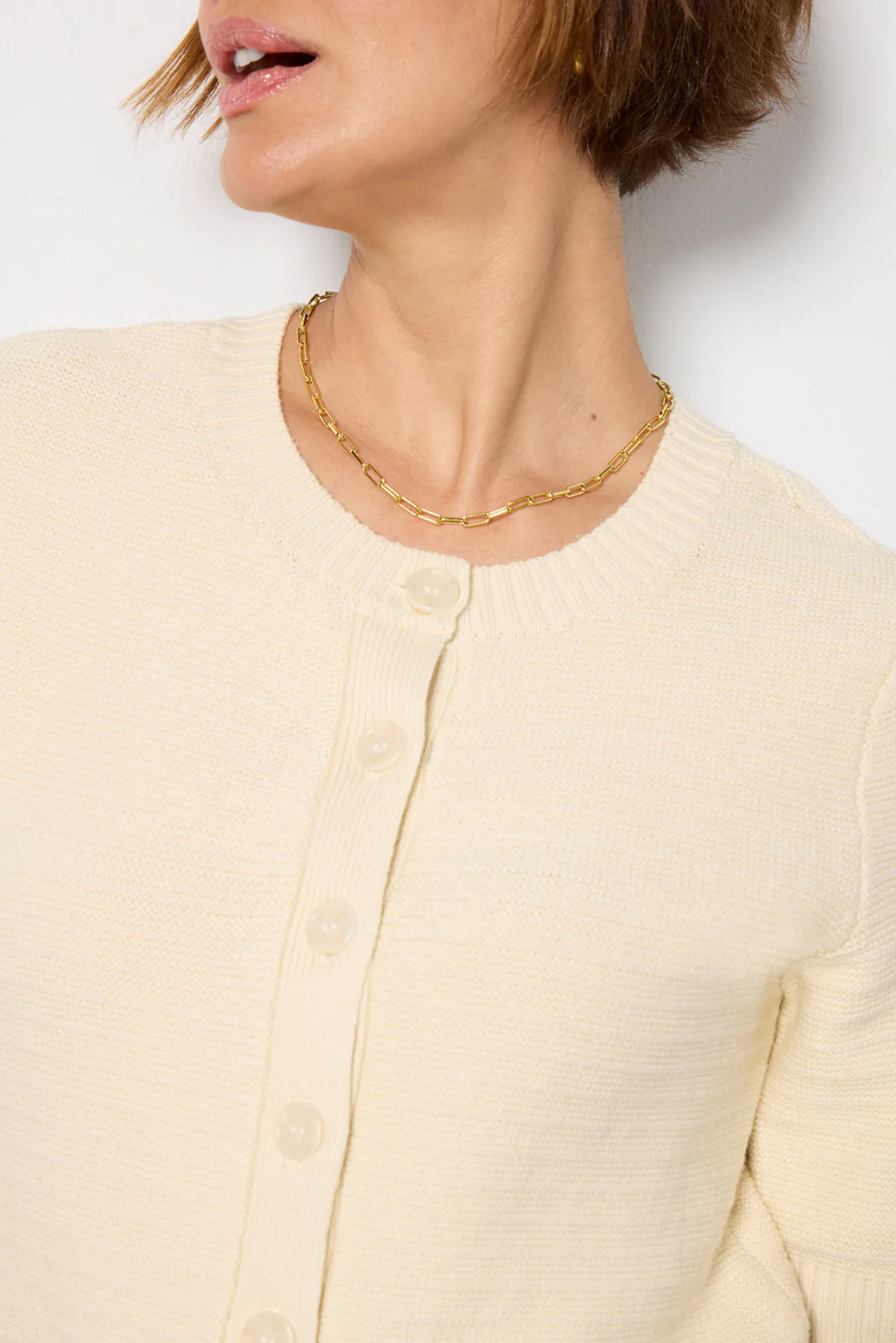 Textured Short Sleeve Cardi - Image 3